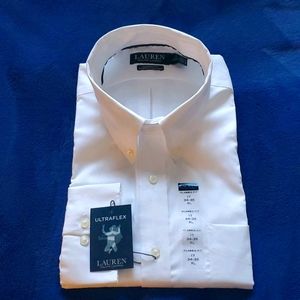 NWT Ralph Lauren White Dress Shirt